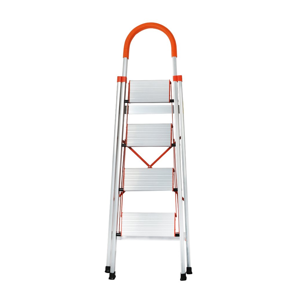 Tools & Accessories 4 Step Ladder Multi-Purpose Folding Aluminium Lightweight Non Slip Platform