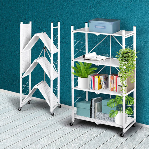 garden / agriculture 4-Tier Foldable Bookcase Organiser