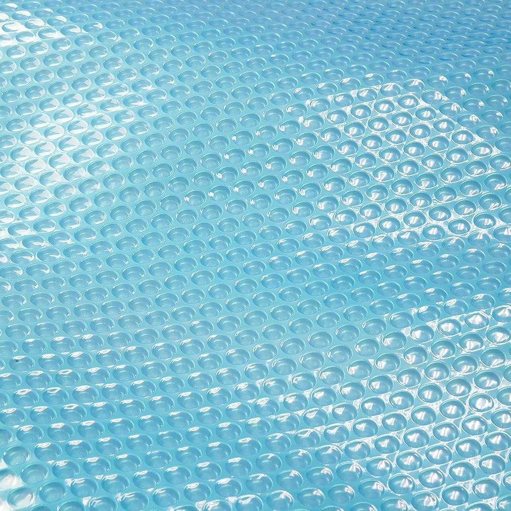 400 Micron Solar Swimming Pool Cover 9.5m x 5m - Silver/Blue