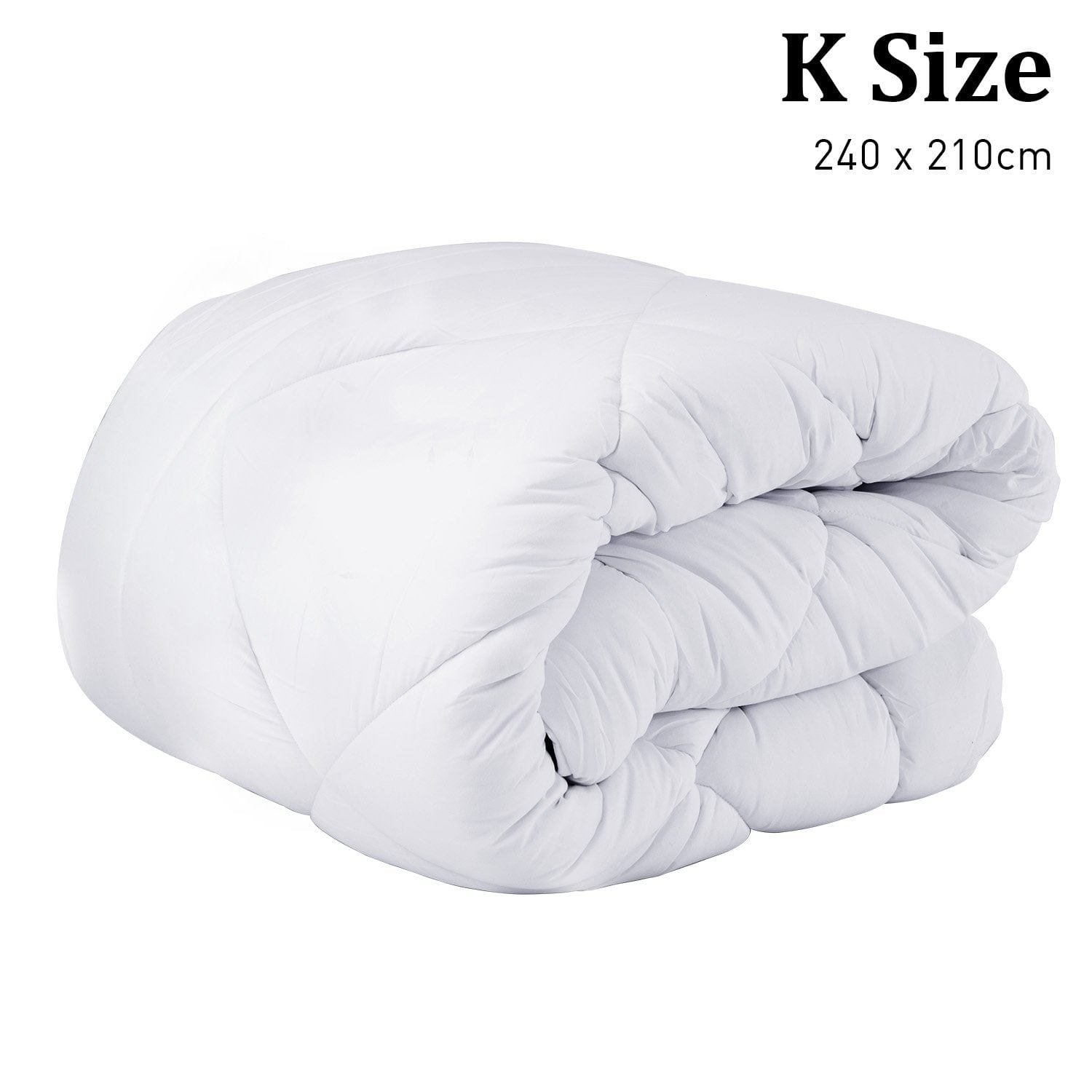 400GSM Microfibre Bamboo Quilt Comforter Doona - King/Queen