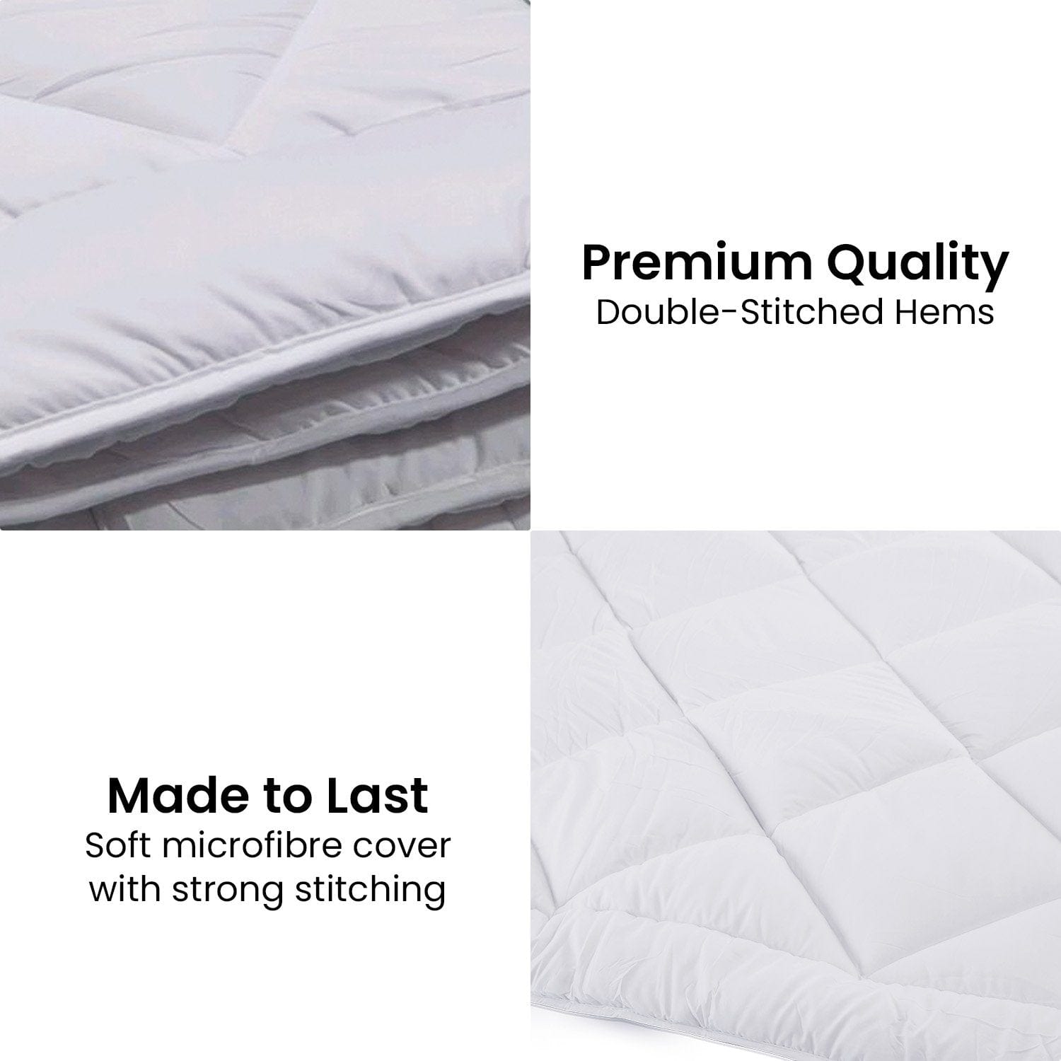 400GSM Microfibre Bamboo Quilt Comforter Doona - King/Queen