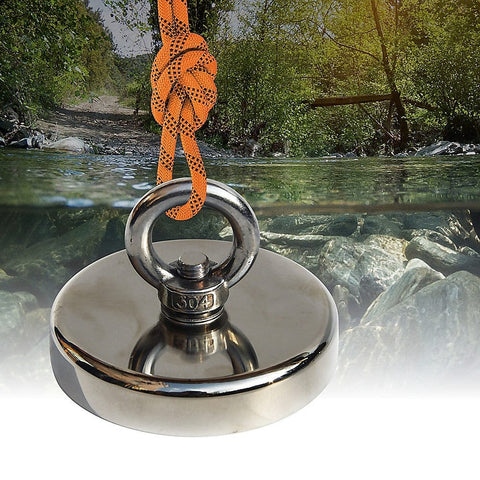 400Kg Neodymium Recovery Magnet Hook For Treasure Hunting & Fishing