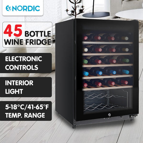 kitchen 45 bottle wine fridge
