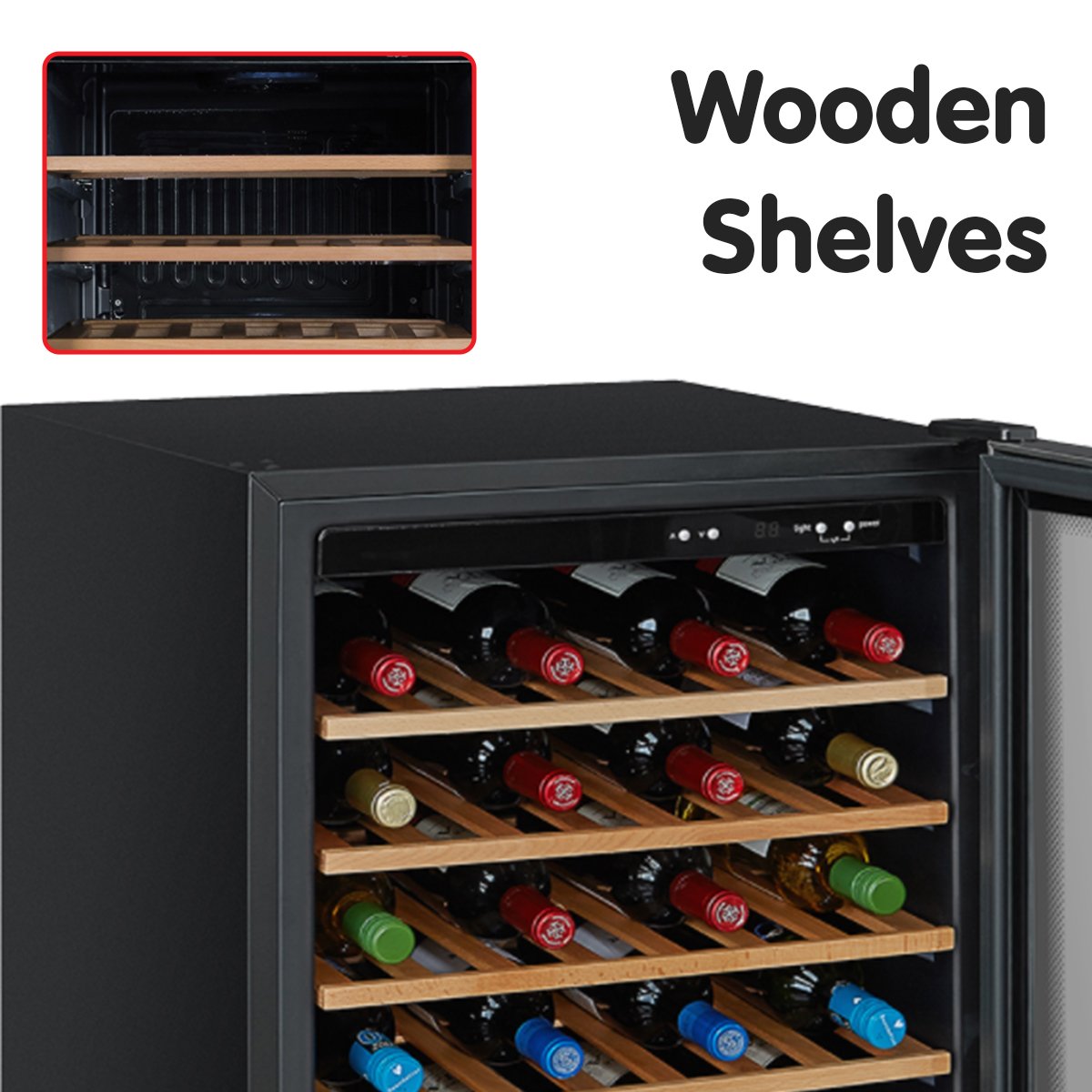 kitchen 45 bottle wine fridge