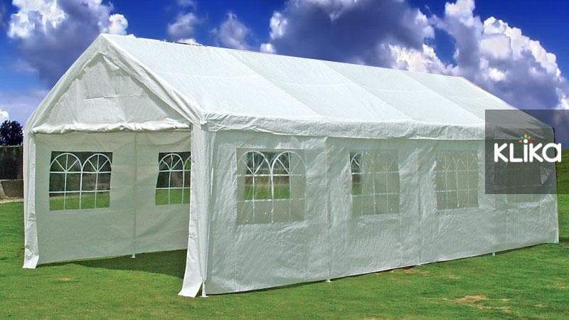 4x8 Outdoor event marquee - White, 70DT
