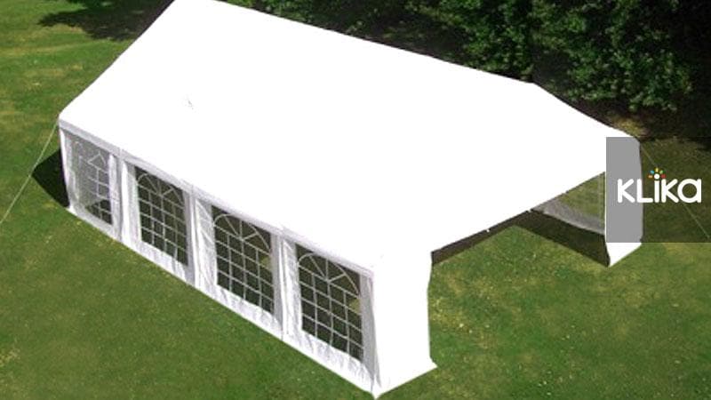 4x8 Outdoor event marquee - White | White colour