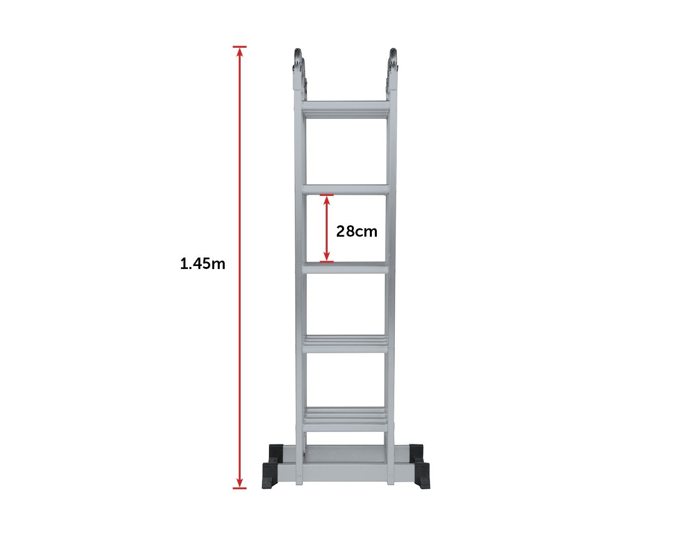 Tools 5.8m Multipurpose Ladder Aluminium