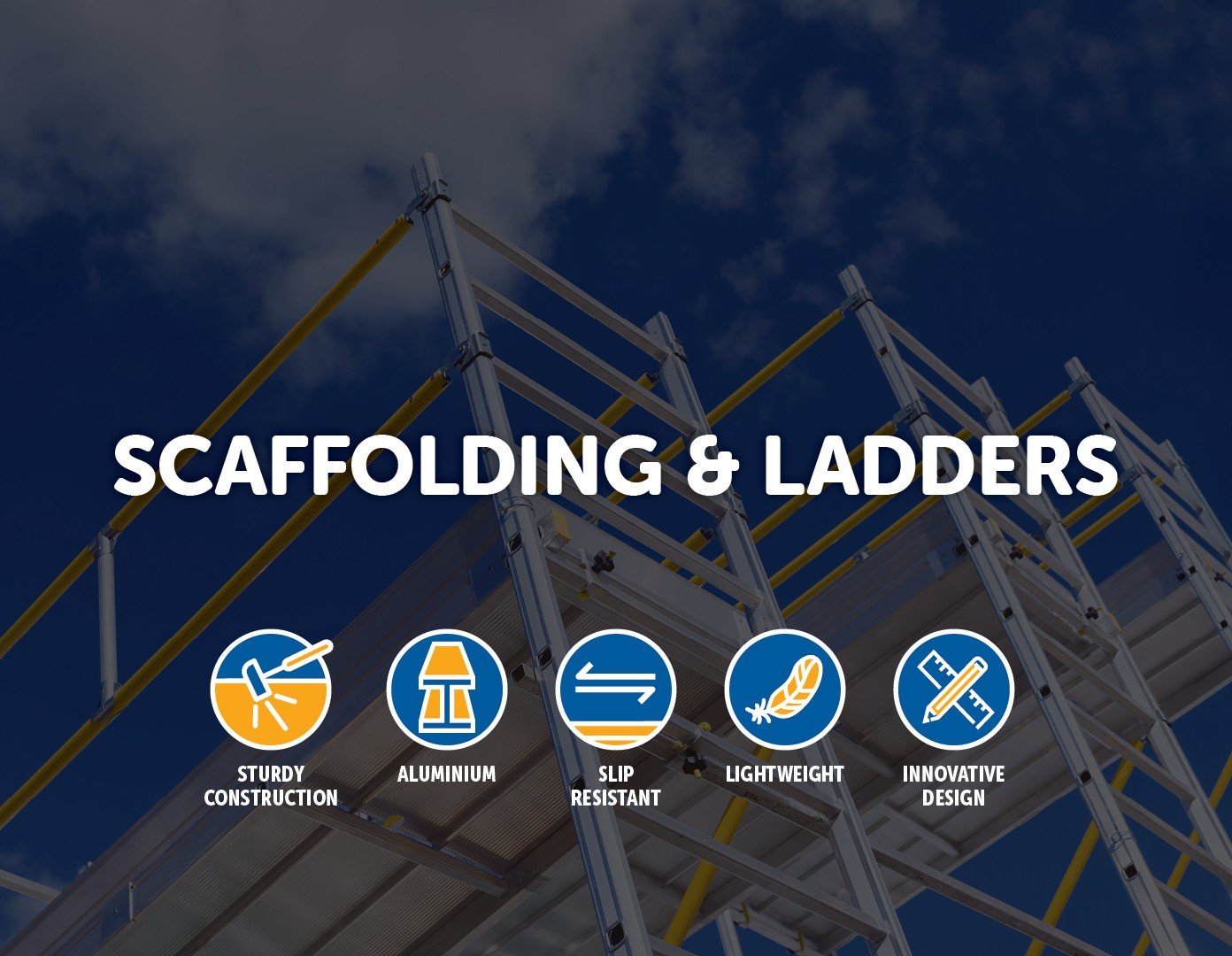 Tools 5.8m Multipurpose Ladder Aluminium