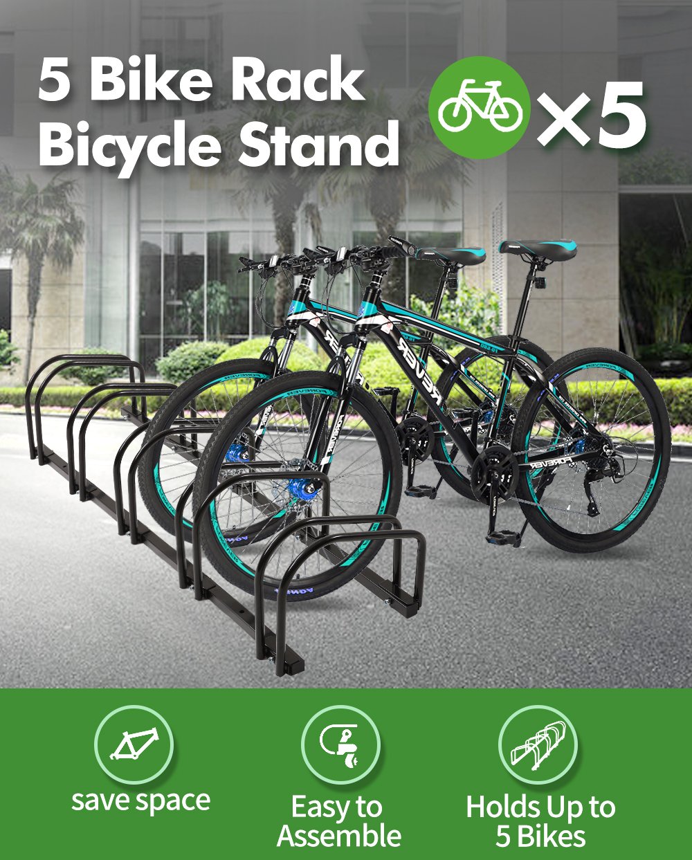 bicycle accessories 5-Bikes Stand Portable