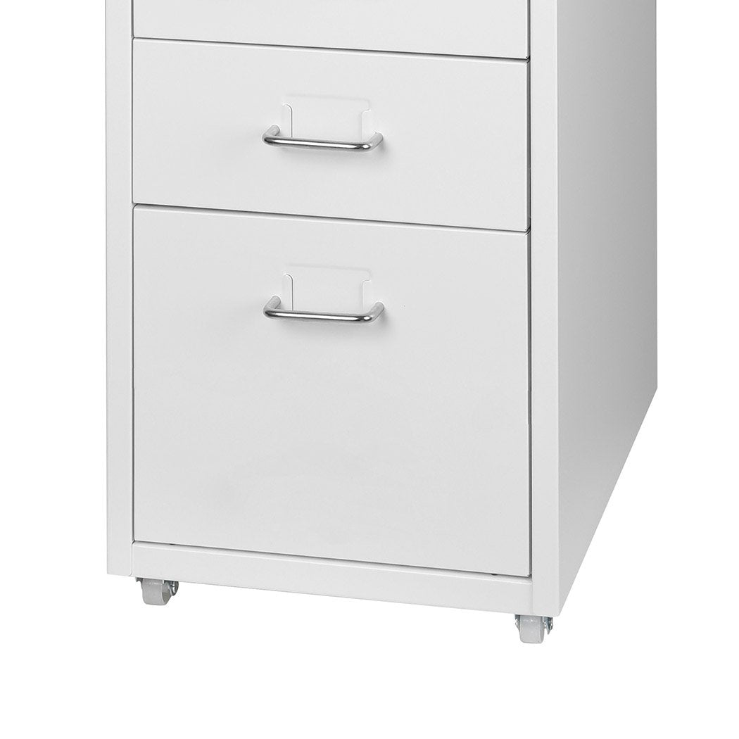 office & study 5 Drawers Portable Storage Rack - White