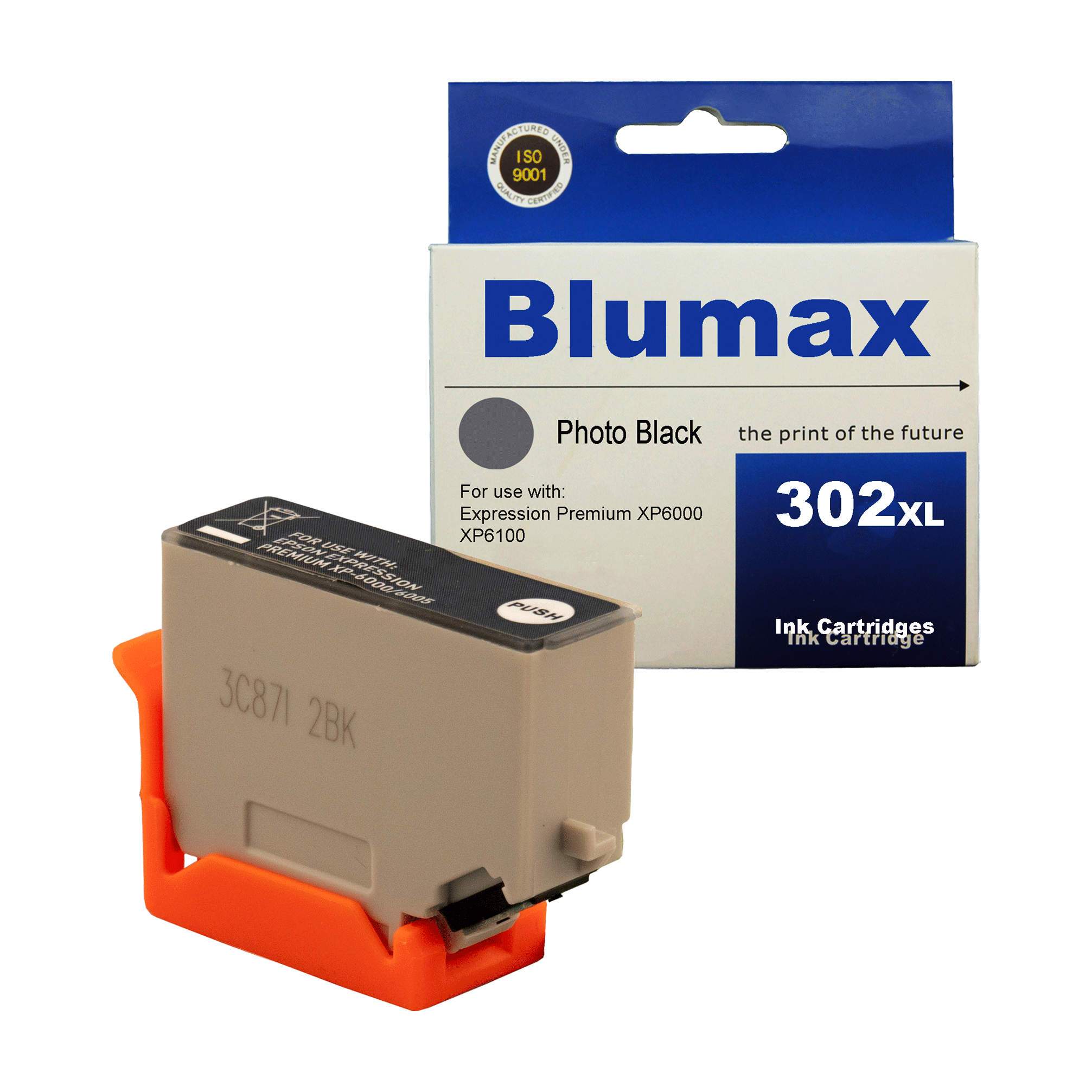 5 Pack Blumax Alternative Ink Cartridges for Epson 302XL