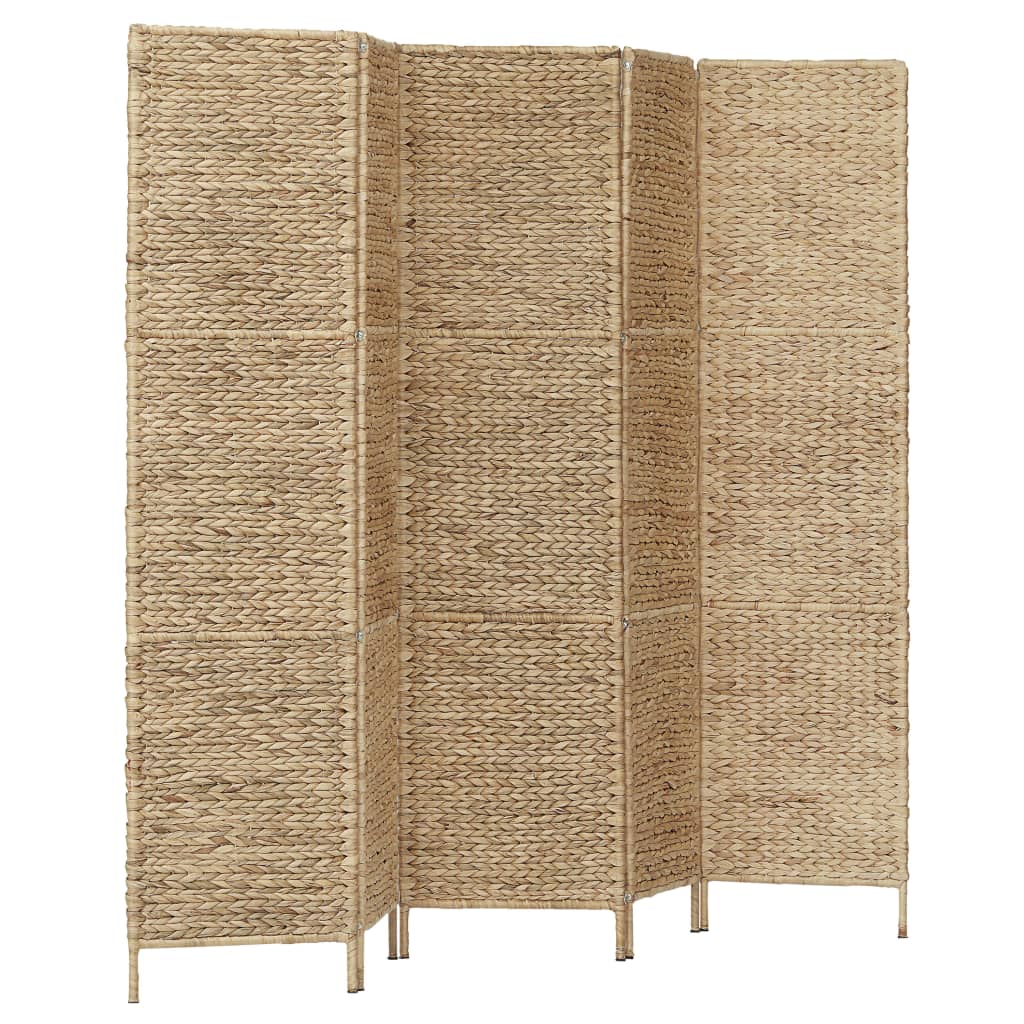 5-Panel Room Divider 193x160 cm Water Hyacinth