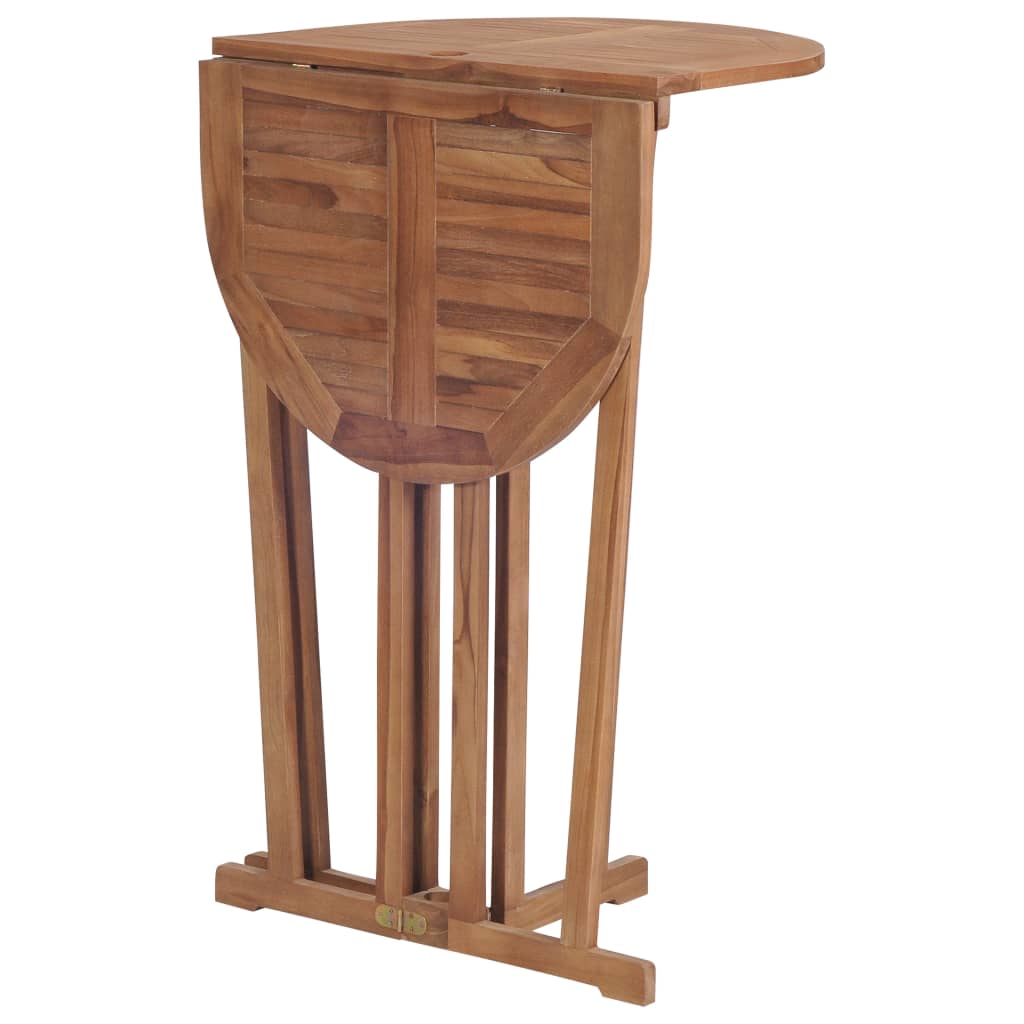 5 Piece Folding Bar Set Solid Teak Wood
