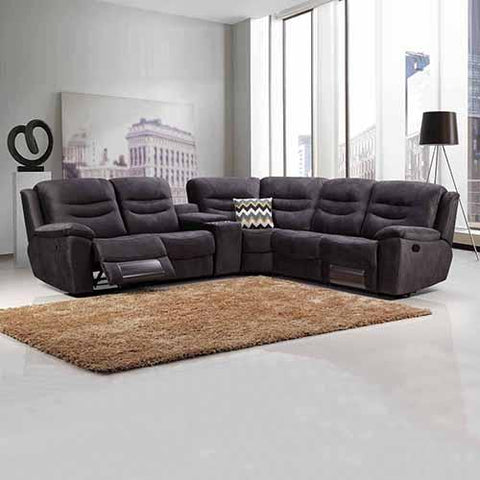 Sofas 5 Seater Sofa Lounge Set Black