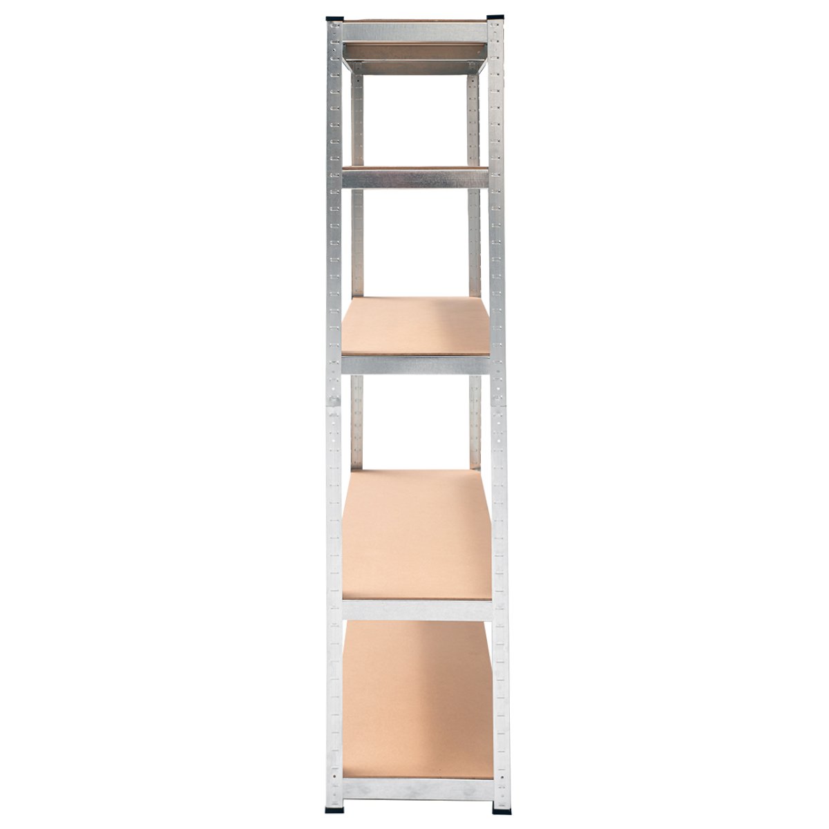 5 Shelf Adjustable Storage Rack Work Table Galvanized Steel 180x90cm