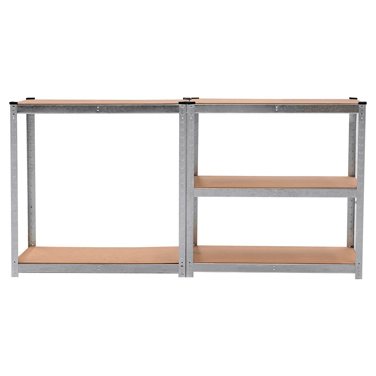5 Shelf Adjustable Storage Rack Work Table Galvanized Steel 180x90cm