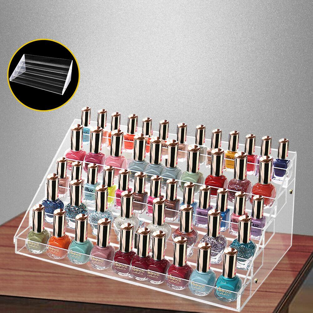 Beauty Products 5 Tier Acrylic Nail Polish Cosmetics Display Stand Rack Organizer