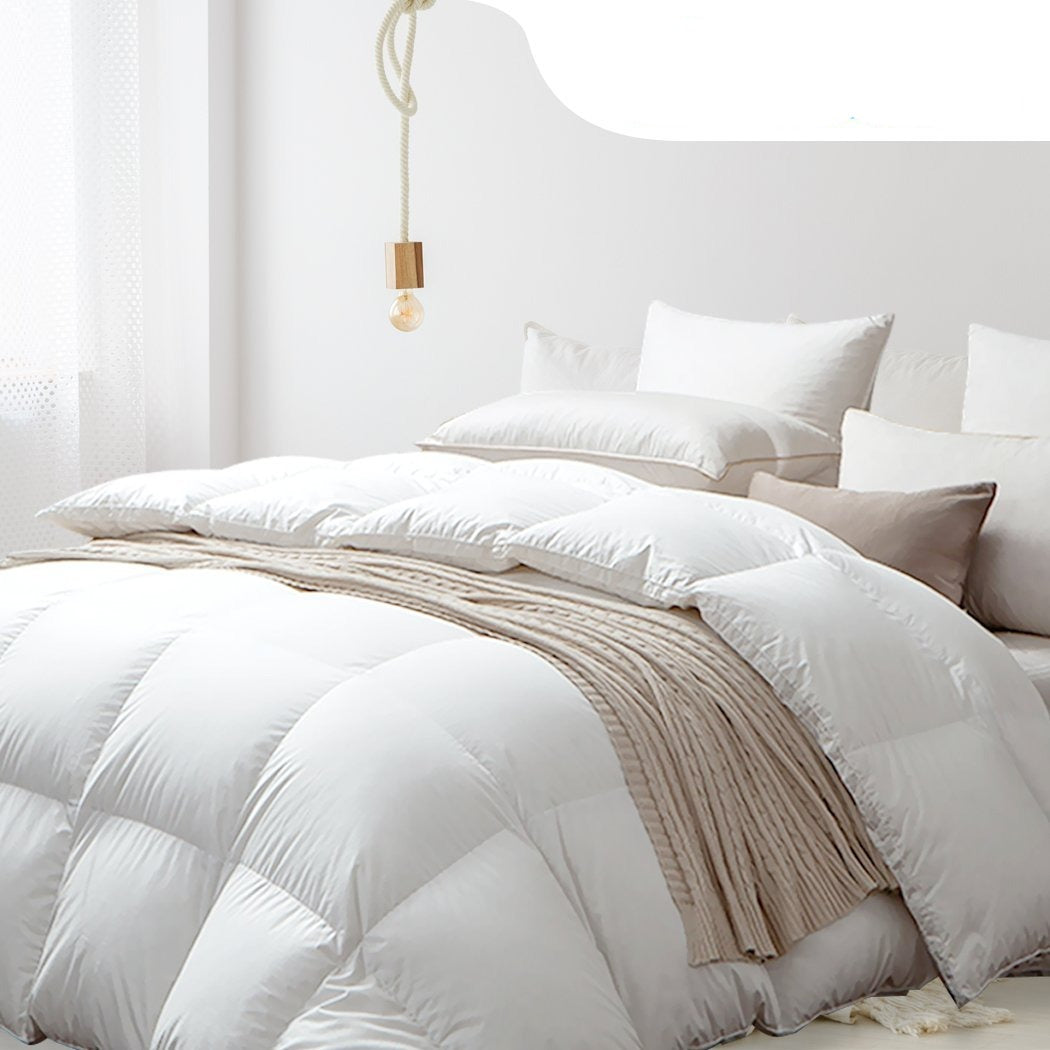 bedding 500GSM All Season Goose Down Feather Filling Duvet in Single Size