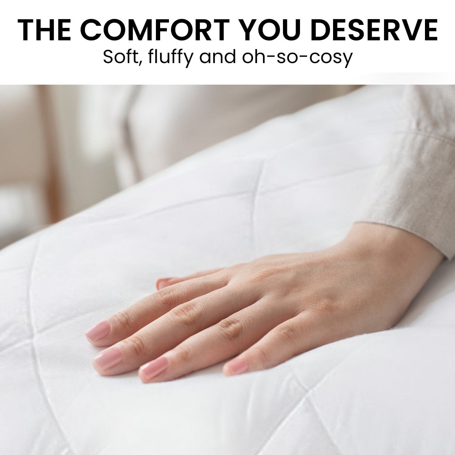 500GSM Microfibre Bamboo Quilt Comforter Doona - Queen