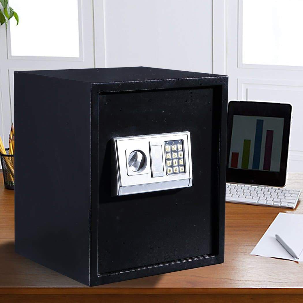 security system 50L Electronic Safe Digital Security Box Home Office Cash Deposit Password