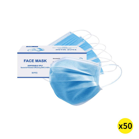 health 50Pcs Disposable Face Masks