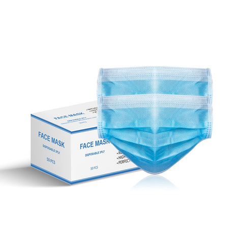 50Pcs Disposable Face Masks