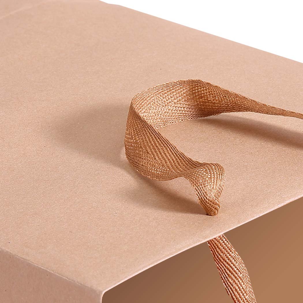 storage & packaging 50x Brown Gift Carry Paper Bag
