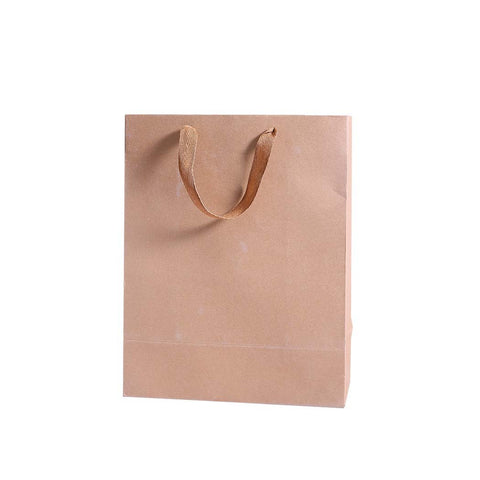 50x Brown Gift Carry Paper Bag