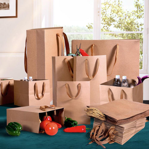 50x Brown Paper Bag