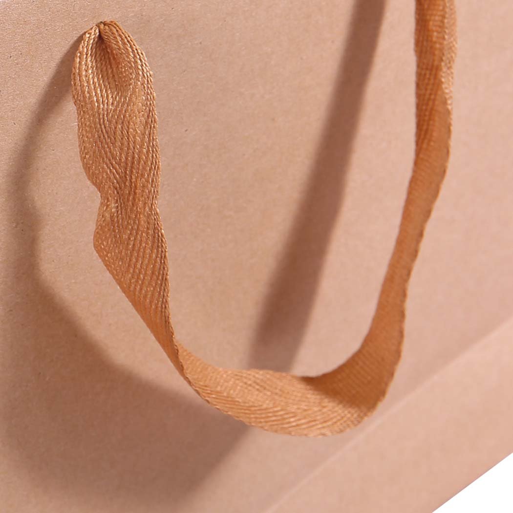Storage & Packaging 50x Brown Paper Bag with Handles