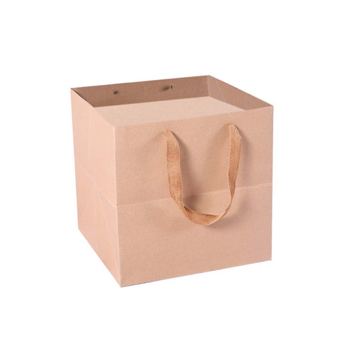 Storage & Packaging 50x Brown Paper Bag with Handles