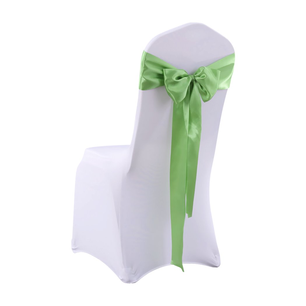 Party Supplies 50x Satin Chair Sashes Cloth Cover Table Runner
