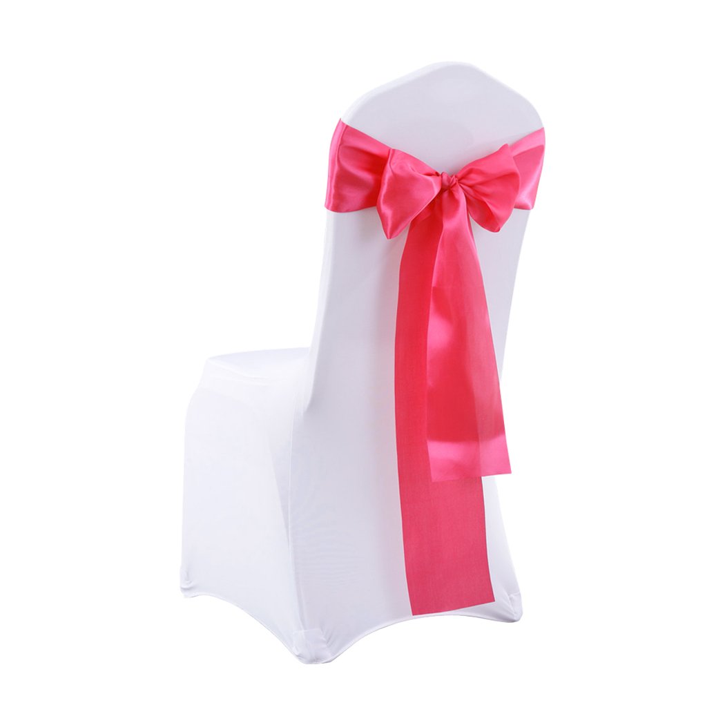 Party Supplies 50x Satin Chair Sashes Wedding Party Event Decoration