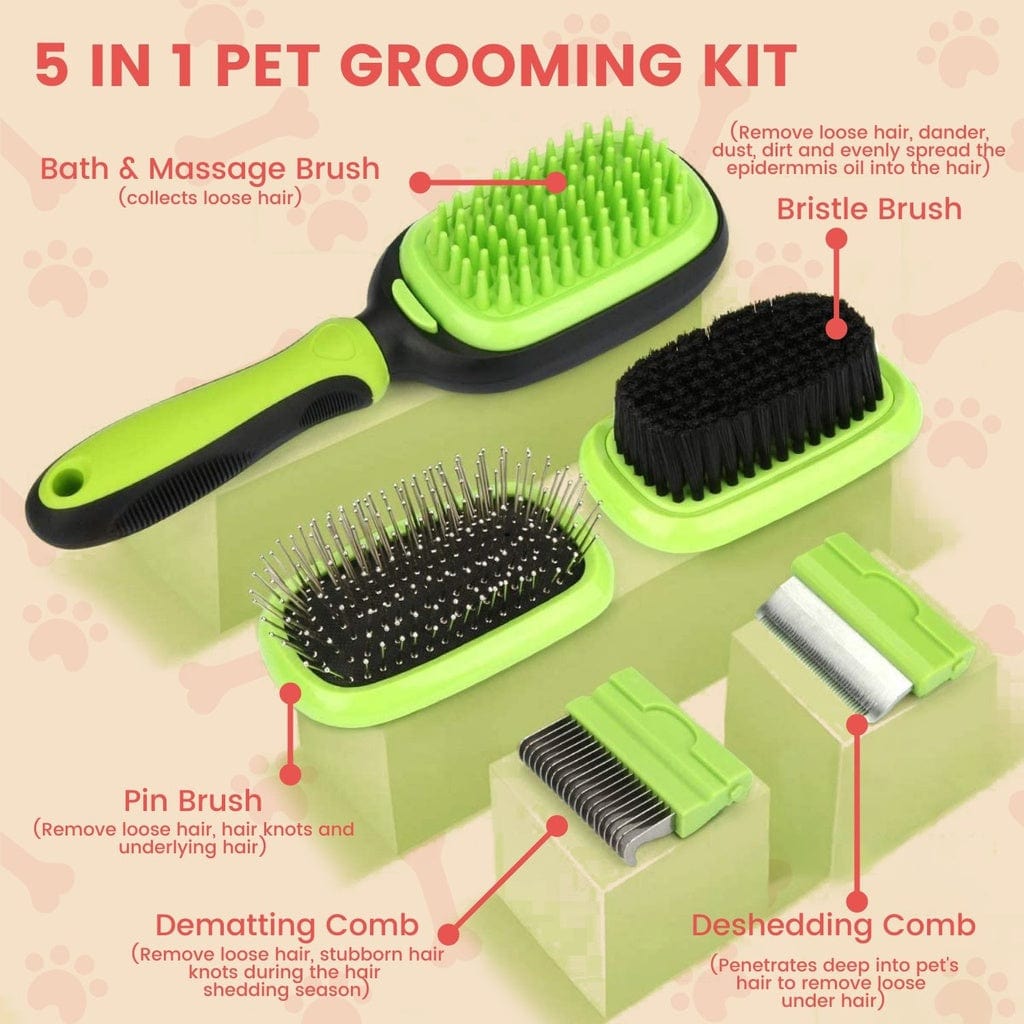 5in1 Pet Grooming Set FI-GB-103-KD