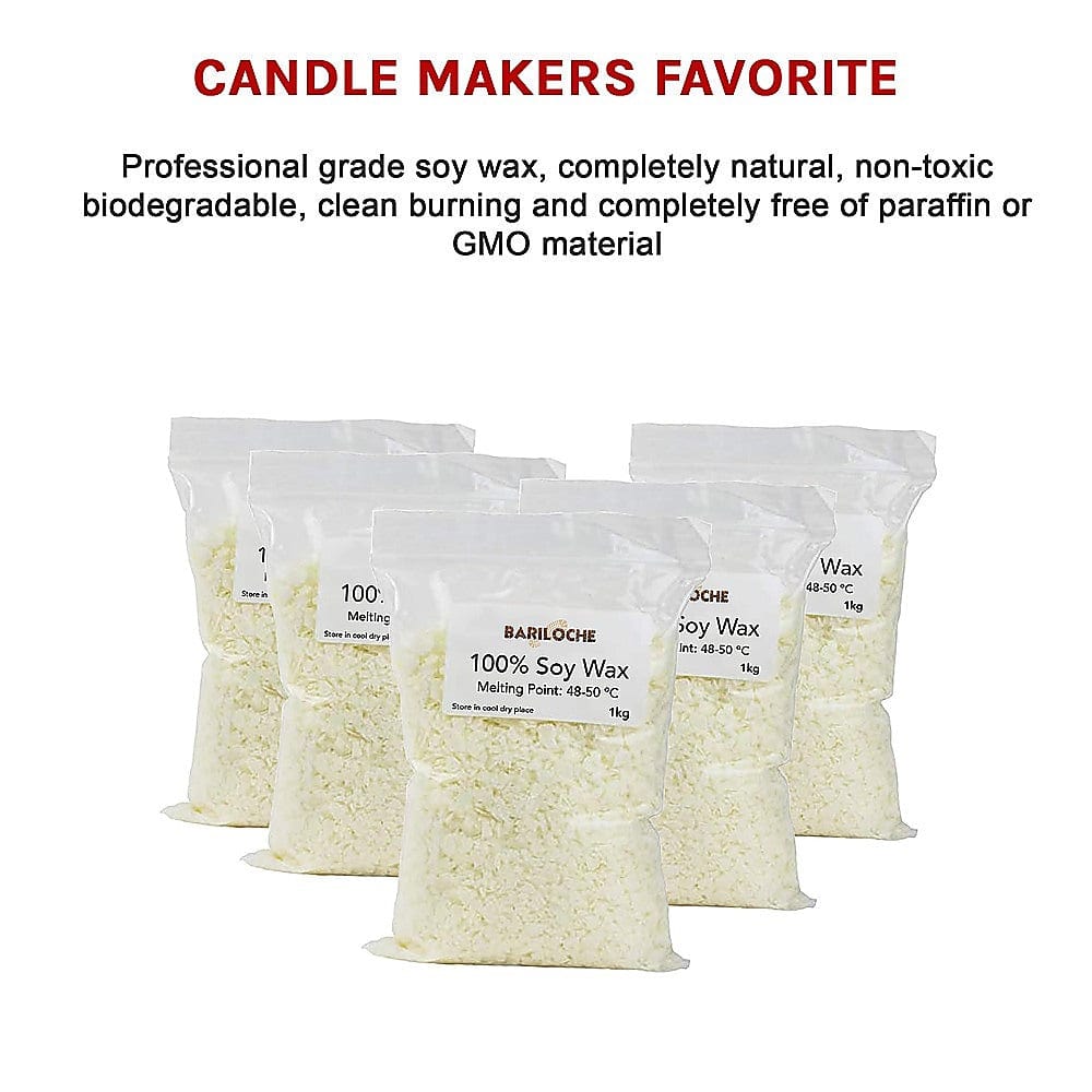 5kg Professional Grade 100% Natural Soy Wax Candle Making Supplies