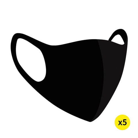 outdoor living 5Pc Reusable Face Mask Washable
