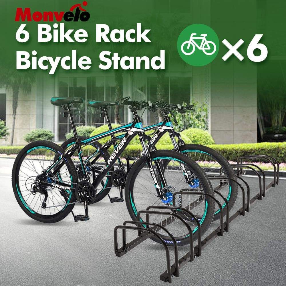 bicycle accessories 6-Bikes Stand Floor Parking Cycling Portable