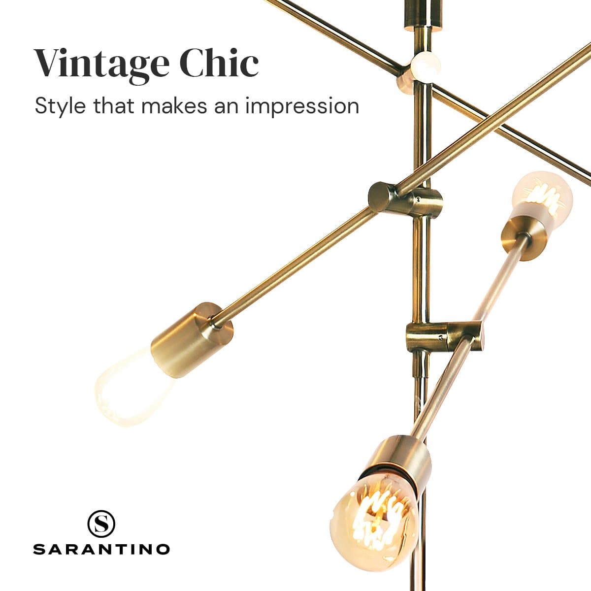 6-Light Metal Sputnik Floor Lamp