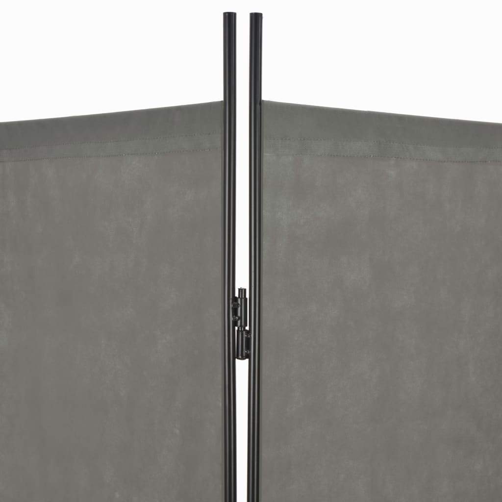 6-Panel Room Divider Anthtracite 300x180 cm