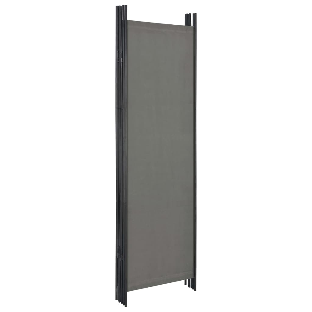 6-Panel Room Divider Anthtracite 300x180 cm