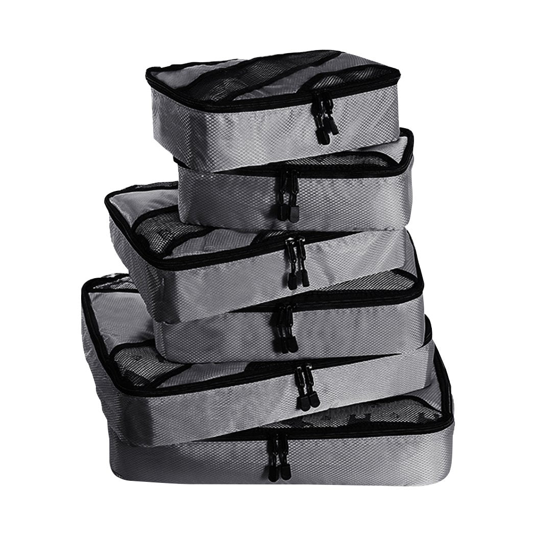 Travelling 6 Pcs Travel Cubes Storage Toiletry Bag