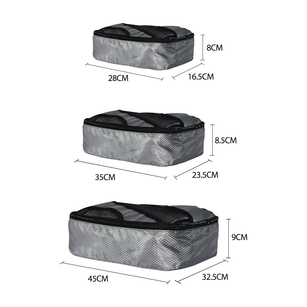 Travelling 6 Pcs Travel Cubes Storage Toiletry Bag