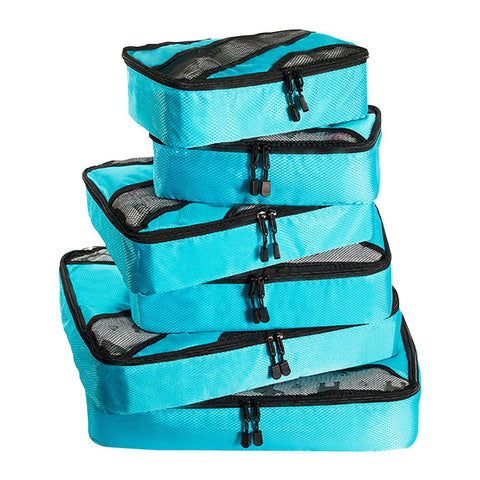 6 Pcs Travel Cubes Storage Toiletry Bag Clothes