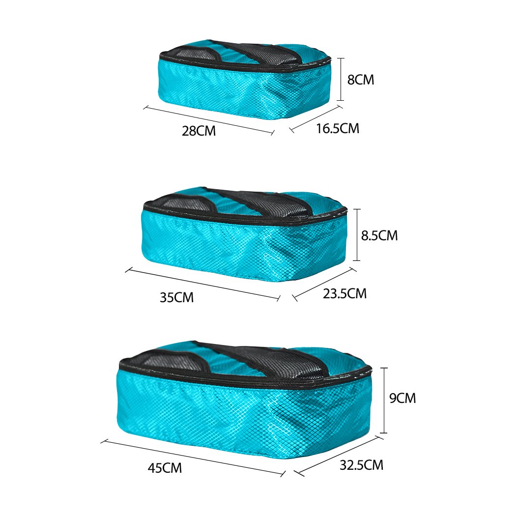 Travelling 6 Pcs Travel Cubes Storage Toiletry Bag Clothes