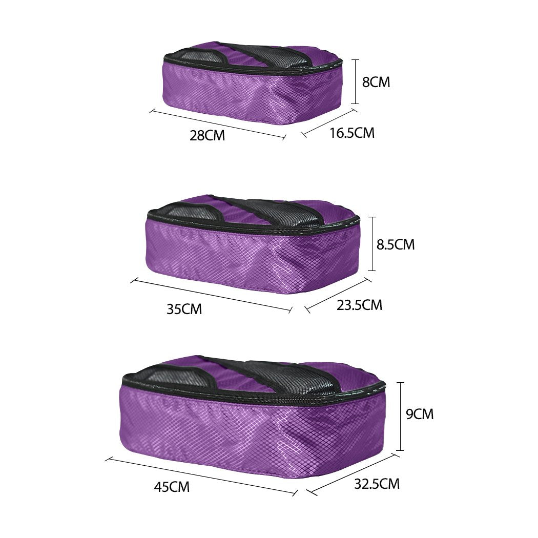 Travelling 6 Pcs Travel Storage Toiletry Bag Luggage Organizer