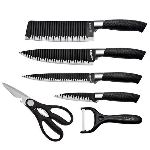 50% 6-piece Zepter knife set Black