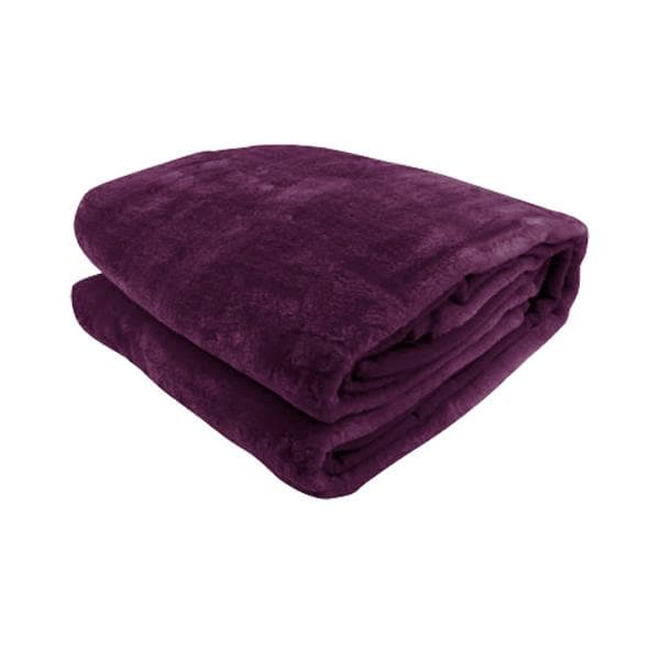 600Gsm Large Double-Sided Mink Blanket - Purple