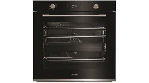600mm 8 Function Pyrolytic Oven - Black