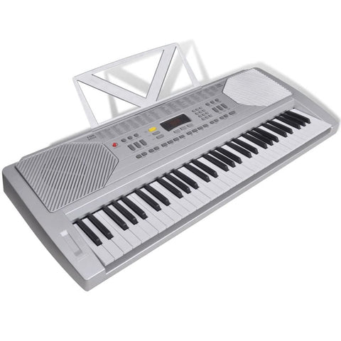 61 Piano-key Electric Keyboard with Music Stand