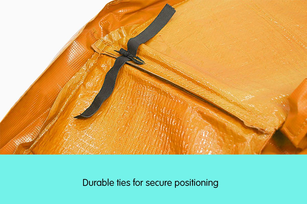6ft Trampoline Replacement Safety Spring Pad Round Cover Orange
